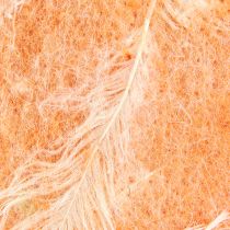 Itens Fita de feltro fita de lã tecido decorativo penas laranja feltro de lã 15cm 5m
