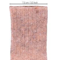 Itens Fita de feltro bicolor fita para vasos fita de feltro de lã rosa vermelho 7,5cm 5m