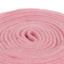 Fita de feltro 7,5cm x 5m rosa