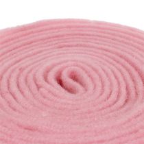 Itens Fita de feltro 7,5cm x 5m rosa