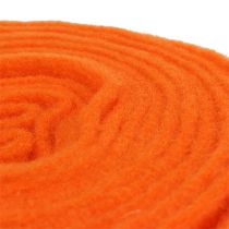 Fita de feltro laranja 15cm 5m