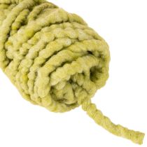 Itens Cordão de feltro Mirabell macio, lã, verde, fita decorativa de 25m para arranjos florais, decoração, artesanato e projetos "faça você mesmo".