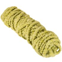 Itens Cordão de feltro Mirabell macio, lã, verde, fita decorativa de 25m para arranjos florais, decoração, artesanato e projetos "faça você mesmo".