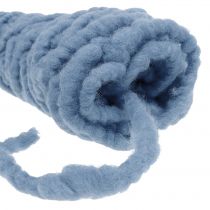 Itens Velo de cordão de feltro Mirabell 25m azul