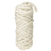 Itens Cordão de feltro polar Mirabell 25m branco