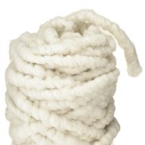 Itens Cordão de feltro polar Mirabell 25m branco