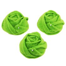 Itens Feltro rosa verde Ø8cm H4.5cm 6pcs