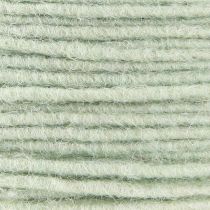 Itens Cordão de feltro fio de lã cordão de lã fio de pavio hortelã 100m