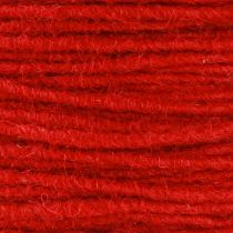 Itens Cordão de feltro fio de lã fio de lã pavio vermelho 100m