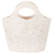 Itens Bolsa de feltro com adorável coelhinho da Páscoa, ideal para primavera e verão, 27 cm, conjunto com 4 peças.