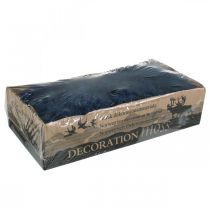 Itens Deco musgo azul musgo seco para artesanato colorido 500g