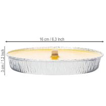 Itens Vela perfumada de citronela repelente de insetos, em formato de chama, ideal para varandas, terraços e piqueniques, 16 cm.