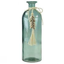 Itens Garrafas vaso de vidro decorativo búzios conchas marítimas Alt.26cm 2 unidades