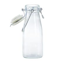 Itens Decoração de garrafa garrafa de vidro com tampa Ø8cm 24cm