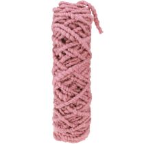 Itens Cordão de feltro Mirabell fofo rosa velho 25m