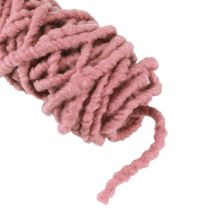 Itens Cordão de feltro Mirabell fofo rosa velho 25m