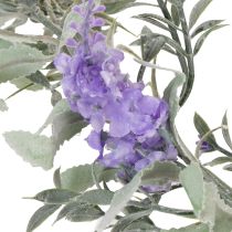 Itens Guirlanda Lilás Artificial para Decoração de Primavera, Ideal para Ocasiões Especiais e Design Sazonal, 145cm (2 peças)