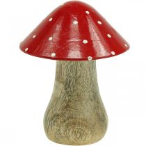 Fly agaric deco cogumelo de madeira decoração de outono madeira 10×8cm