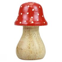Itens Decoração de cogumelos agáricos-moscas, cogumelos de madeira, decoração de outono H6/8/10cm, conjunto de 3