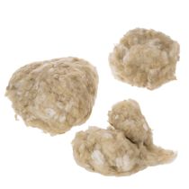 Itens Lã de ovelha natural bege, solta, para artesanato e decoração, 250g