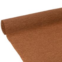 Itens Papel crepom para floristas, marrom, rolo de 50 cm de largura