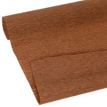Itens Papel crepom para floristas, marrom, rolo de 50 cm de largura