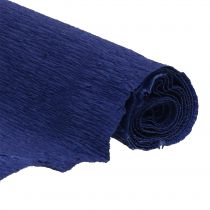 Papel crepom florista azul escuro 50x250cm