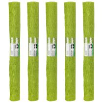 Itens Papel crepom para floricultura crepom verde grama 50×250cm 5 unidades