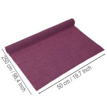 Itens Papel crepom para decoração floral, roxo, 50x250cm