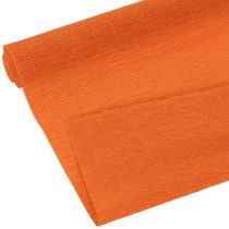 Itens Papel crepom para florista, rolo laranja, 50x250cm