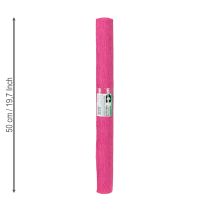 Itens Papel crepom florista rosa 50x250cm