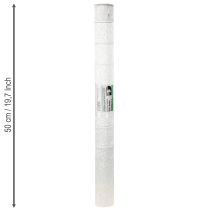Itens Papel crepom florista prata 50x250cm