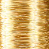 Itens Fio florista fio murta fio decorativo ouro 0,30mm 100g 3 peças