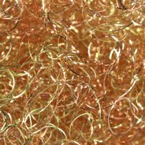 Flor de cabelo ouropel ouro, cobre 50g