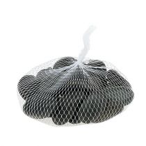 Itens Seixos de rio pretos foscos 2cm - 5cm 1kg