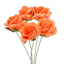 Espuma rosa Ø 3,5 cm laranja 48 peças