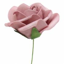 Itens Rosa de espuma Ø7,5cm rosa velho 18 unidades