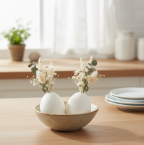 Itens Ovos de galinha brancos, 10 unidades