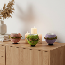 Itens Tigela decorativa em formato de ovo de Páscoa para decoração de mesa na primavera ou na Páscoa, 9 cm, conjunto de 4 peças