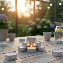 Itens Velas perfumadas lavanda mimosa, velas perfumadas Ø3,5cm A1,5cm 18 un.