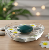 Itens Vela flutuante para ocasiões festivas e decoração aconchegante, 8 cm, 8 peças