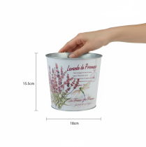 Itens Vaso de metal para lavanda, pequeno, Ø18cm A15,5cm