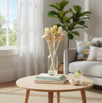Itens Linha África, descolorida, 60 peças
