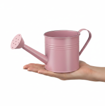 Itens Regador decorativo, vaso de metal rosa, Ø13,5cm A12,5cm