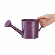 Itens Regador decorativo, vaso de metal roxo, Ø13,5cm A12,5cm
