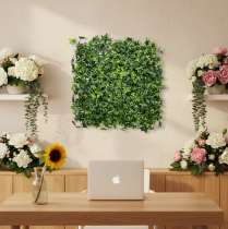 Itens Tapete de hera artificial verde 60x60 cm para decoração de parede