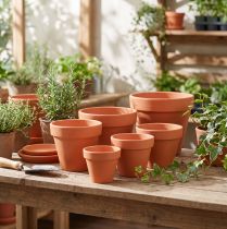 Itens Vaso de flores de argila 10 peças