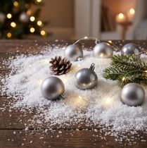 Itens Neve artificial neve macia branca decorativa 40g