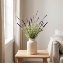 Itens Ramo Artificial de Plantas Artificiais Decoração Lavanda Roxa 36cm
