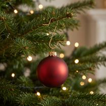 Itens Ganchos de decoração dourados cabides de bolas - cabides elegantes para bolas de Natal e decorações festivas - 50 peças